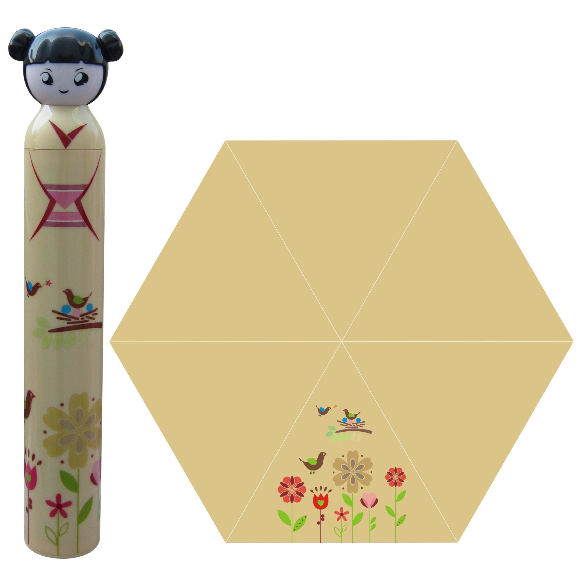 Fashion Doll UV Umbrella - Bellarte Enchanté Fashion Doll UV Umbrella